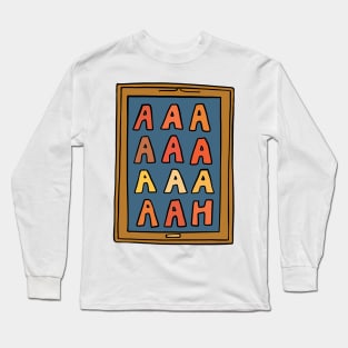 The Scream Painting Pun Long Sleeve T-Shirt